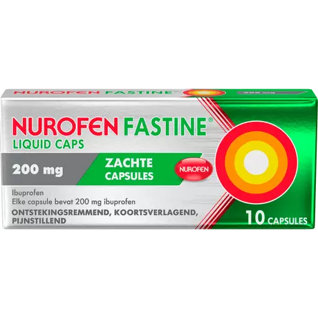 Nurofen Fastine Liquid Capsules 200 MG 10 stuks