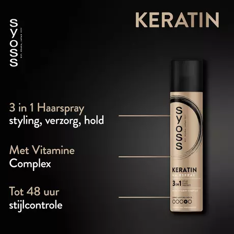 Syoss Keratin Haarspray Mini 75 ML