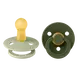 BIBS Colour Fopspeen Rond Latex Maat 2 Sage/Hunter Green 2 stuks
