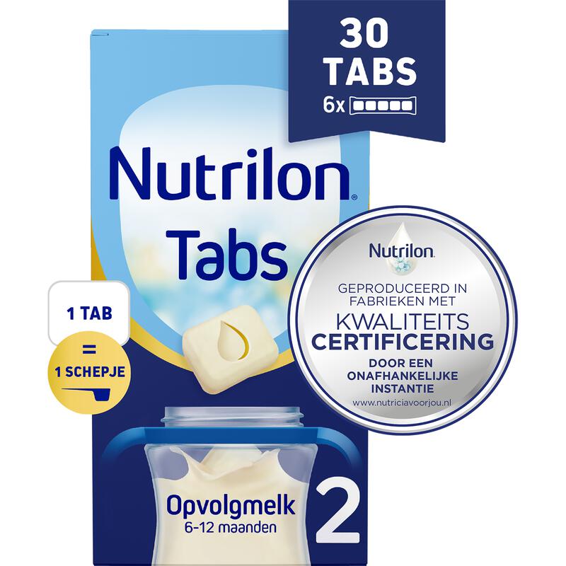 Nutrilon 2 Opvolgmelk 6-12 Maanden Tabs 27 gram