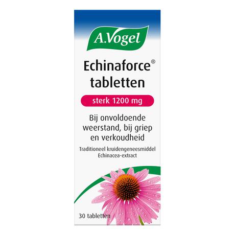 A.Vogel Echinaforce Bij Onvoldoende Weerstand En Griep Tabletten 30 stuks