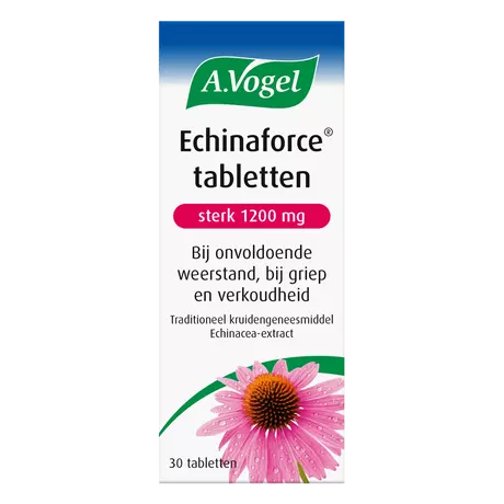 A.Vogel Echinaforce Bij Onvoldoende Weerstand En Griep Tabletten 30 stuks