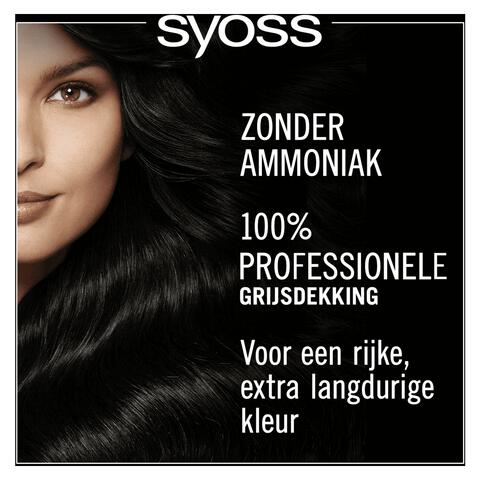 Syoss Oleo Intense 1-10 Intens Zwart/Noir Intense