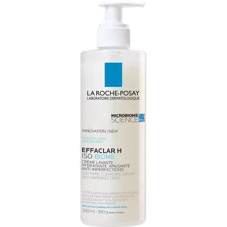 La Roche-Posay Effaclar H Iso-biome Hydraterende Reinigingscrème 390 ML