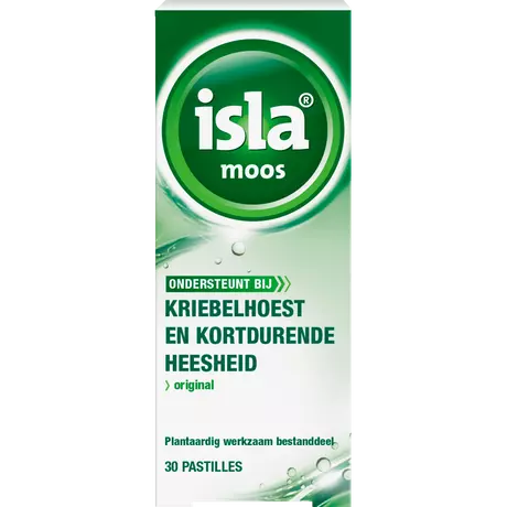 isla moos Kriebelhoest Pastilles 30 stuks