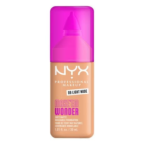NYX Professional Makeup Make 'EM Wonder Foundation 09 Light Nude