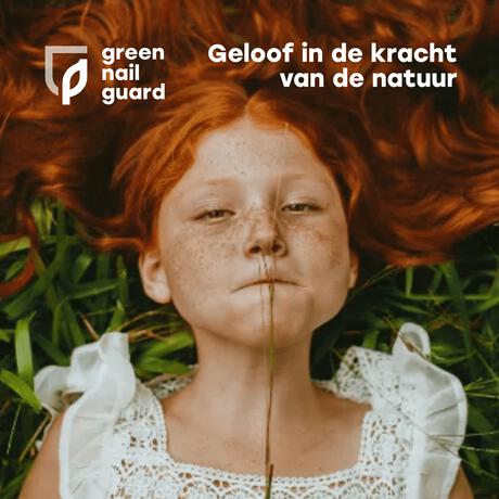 Green nail guard anti-nail bite