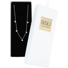 BiSjU Jewellery Ketting Met Vlinders Silver Plated