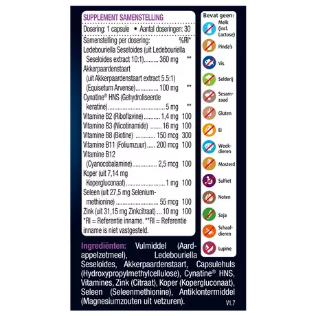 Lucovitaal Haar Volume Capsules 30 stuks