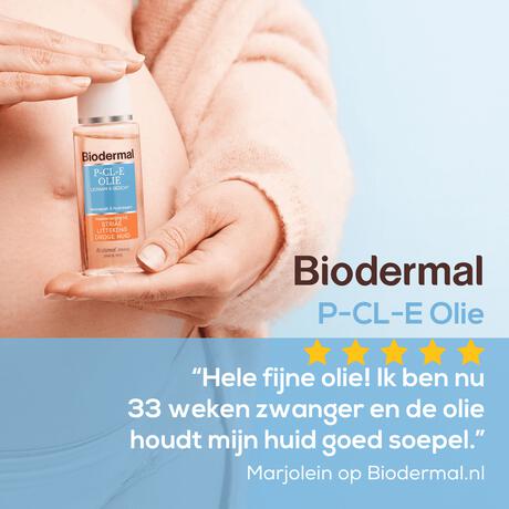 Biodermal P-CL-E Olie Huidverzorging bij Striae, Littekens en Droge Huid 75ML