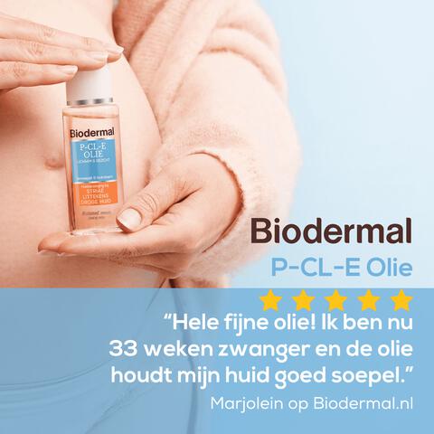 Biodermal P-CL-E Olie Huidverzorging bij Striae, Littekens en Droge Huid 75ML
