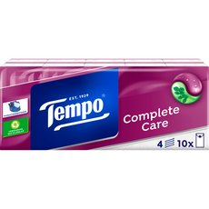 Tempo Complete Care 4-Laags Zakdoekjes 10 pakjes