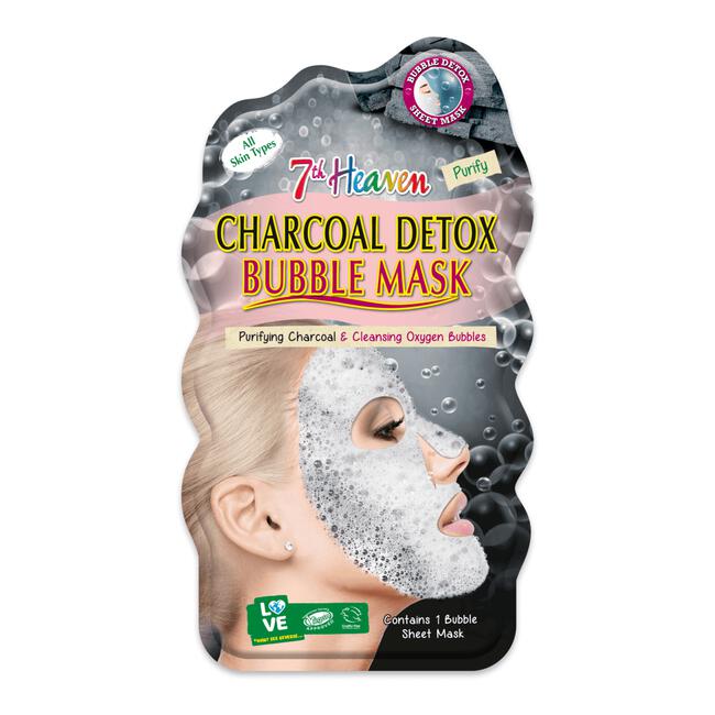 7th Heaven Charcoal Detox Bubbel Sheet Masker