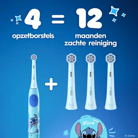 Oral-B iO Kids Stitch Opzetborstels 4 stuks