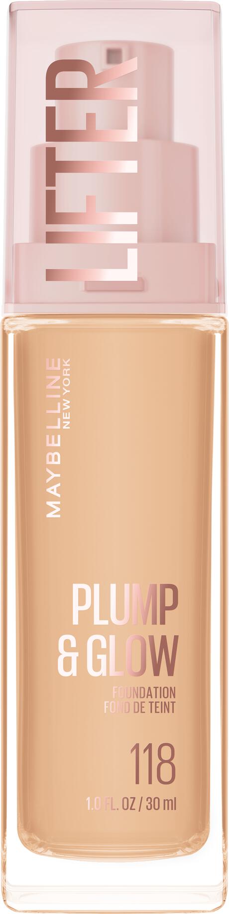 Maybelline New York Lifter Plump & Glow Foundation 118