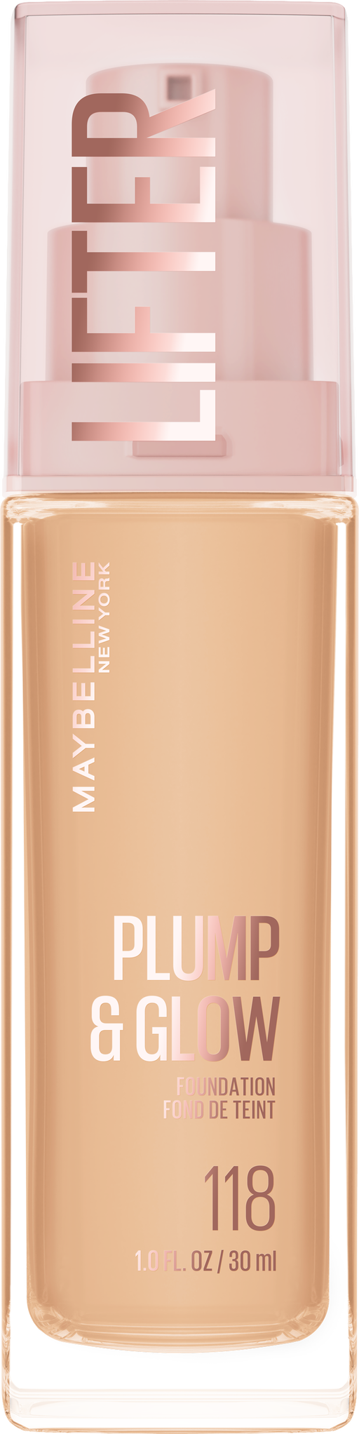 Maybelline New York Lifter Plump & Glow Foundation 118