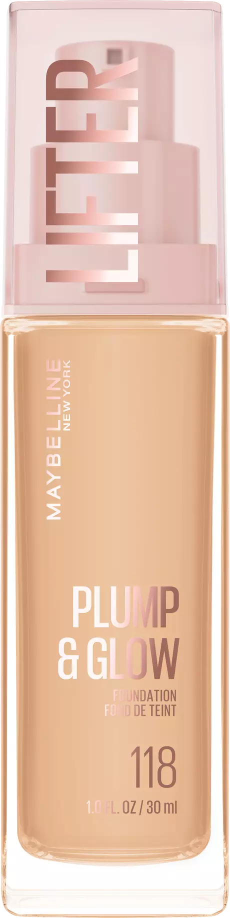 Maybelline New York Lifter Plump & Glow Foundation 118