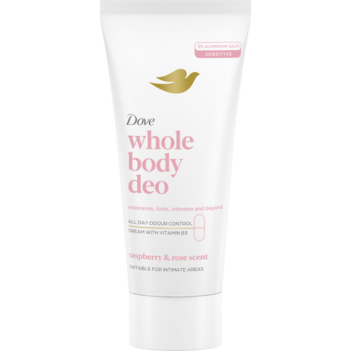 Dove Whole Body Raspberry & Rose Deodorant Cream 75 gram