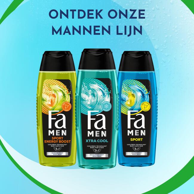 Fa Men Extreme Cool Douchegel & Shampoo 250 ML