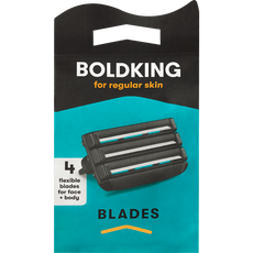 Boldking Mesjes Normale Huid 4 stuks