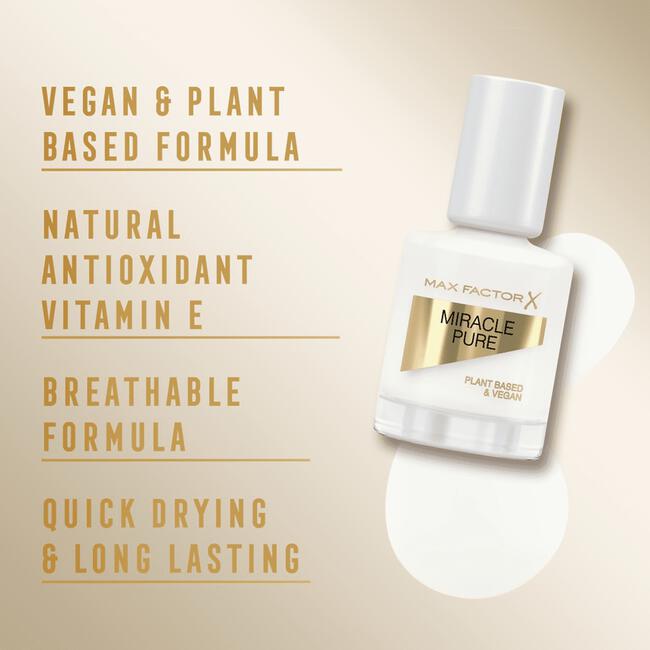 Max Factor Miracle Pure Vegan Nagellak 155 Coconut Milk