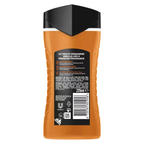 AXE Fine Fragrance Copper Santal Douchegel 225 ML&nbsp;