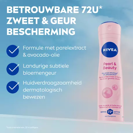 NIVEA&nbsp;Pearl&nbsp;&&nbsp;Beauty Anti-Transpirant Deodorant Spray Mini 35 ML
