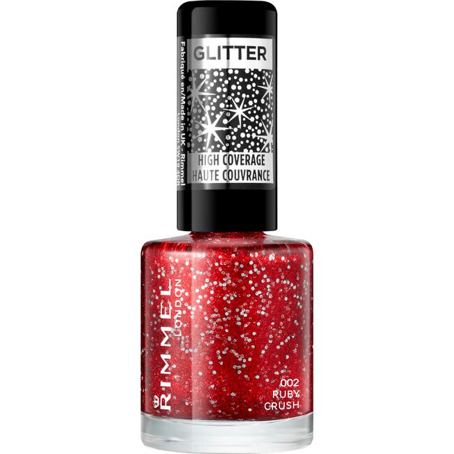 Rimmel London Glitter Effect Nagellak 002 Ruby Crush 8 ML