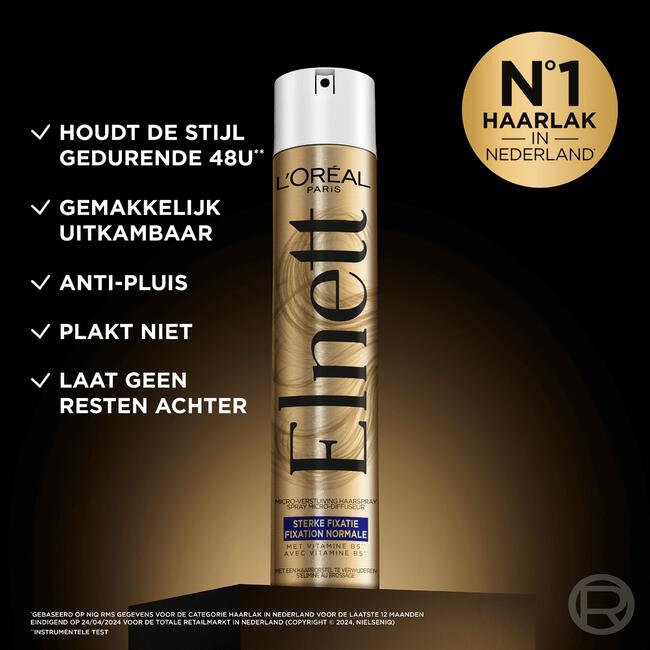L'Oréal Paris Elnett Satin Sterk Haarspray 400 ML