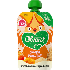 Olvarit Knijpfruitzakje Mango Smoothie Spelt