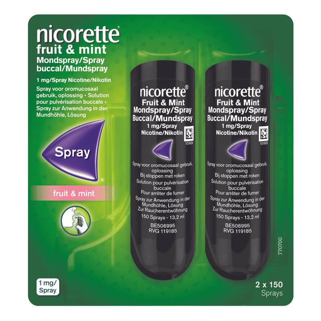 Nicorette Berry 1 MG / Spray X2