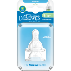 Dr. Brown's Y-Cut Flesspeen Standaard Halsfles (2St)