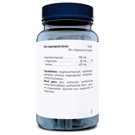 Orthica Magnesium Tauraat Vegan Capsules 30 stuks