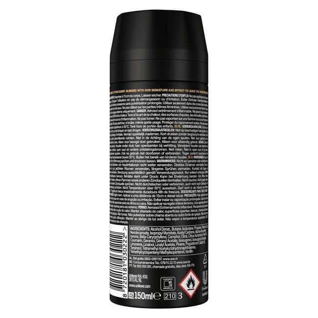 Axe Gold Temptation Deodorant Body Spray 150 ML
