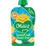 Olvarit Knijpfruit Plantaardige Kokosmelk Bosbes Smoothie