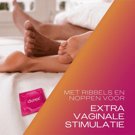 Durex Condooms Pleasure Me met Ribbels 10 stuks