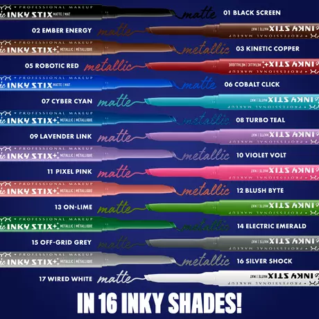 NYX Professional Makeup Epic Inky Stix Eyeliner 01 Black Screen