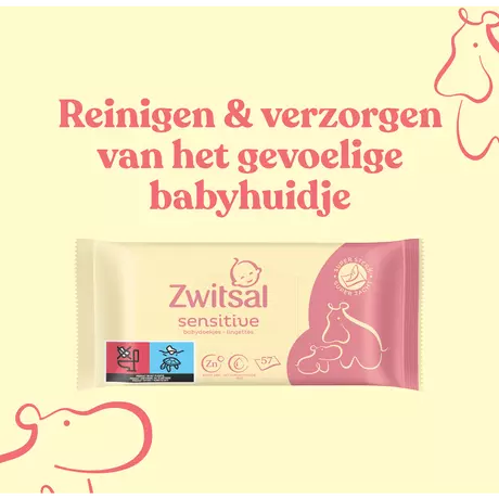 Zwitsal Sensitive Billendoekjes 15x57 stuks