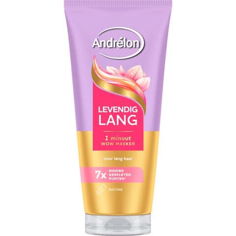 Andrélon Levendig Lang 1 min Masker 180 ML