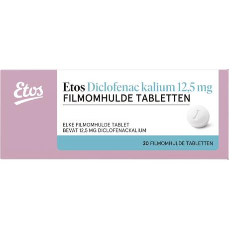Etos diclofenac kalium tabletten 12,5mg 20st