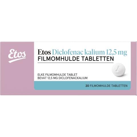 Etos diclofenac kalium tabletten 12,5mg 20st