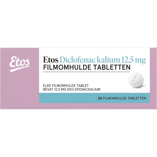 Etos diclofenac kalium tabletten 12,5mg 20st