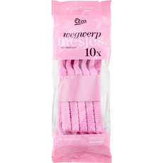 Etos Wegwerpmesjes Met Vaste Kop Roze 10 stuks