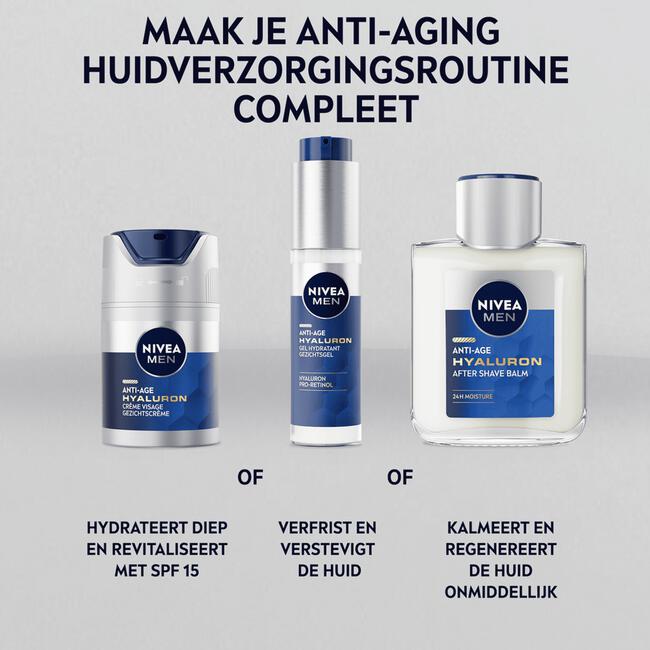 NIVEA MEN Active Age Hyaluron Aftershave Balsem Anti-Age 75 ML
