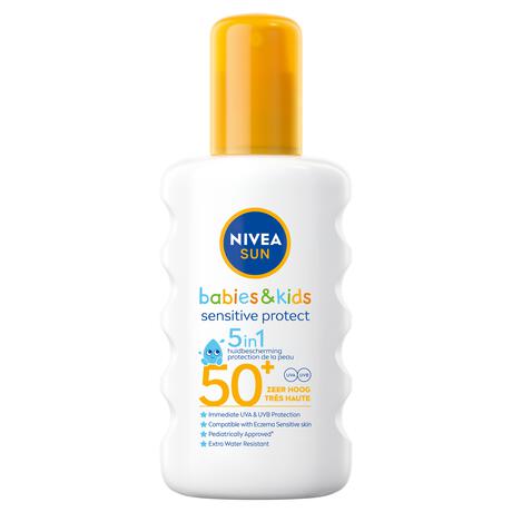 NIVEA SUN Kids Zonnebrand Protect & Sensitive Zonnebrand Spray SPF50+ 200 ML