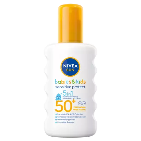 NIVEA SUN Kids Zonnebrand Protect & Sensitive Zonnebrand Spray SPF50+ 200 ML