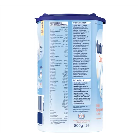 Nutrilon Content 1 Volledige Zuigelingenvoeding 0-6 Maanden 800 gram