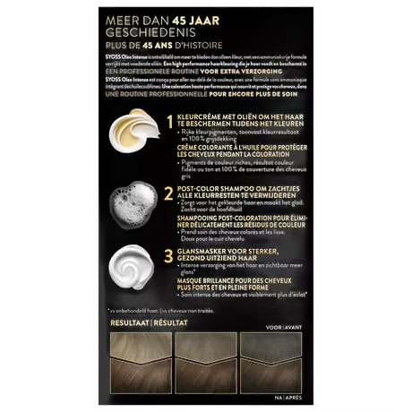 Syoss Oleo Intense Permanente Haarkleuring 4-60 Goudbruin/Châtain Doré