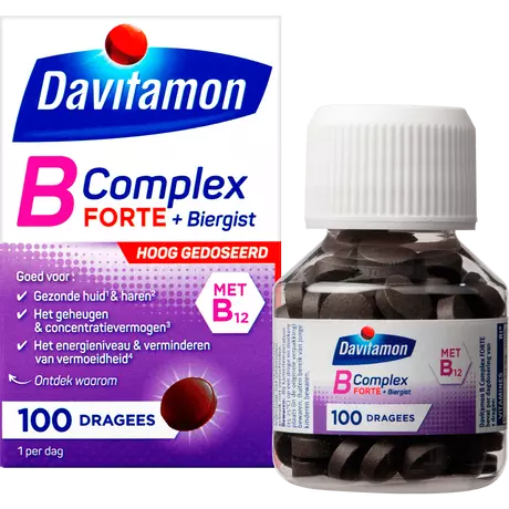 Davitamon Vitamine B-Complex Forte Dragees 100 stuks