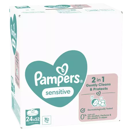 Pampers Sensitive Billendoekjes 24x52 Stuks